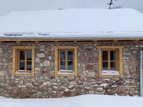 Schmiedgut bad aussee tiefverschneites steinhaus – Winterimpressionen, Schmiedgut Bad Aussee