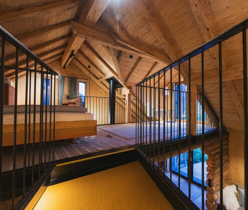 Schmiedgut narzissenbett loft chalet design architektur schlafen und wohnen – Narzissenbett, Schmiedgut Bad Aussee