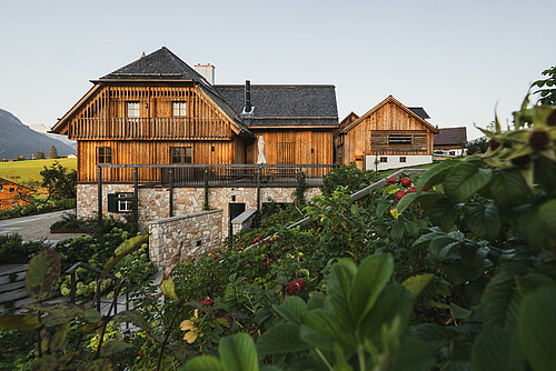 Architektur und gartengestaltung luxus ferienhaeuser chaleturlaub ausseerland – Sommer, Schmiedgut Bad Aussee
