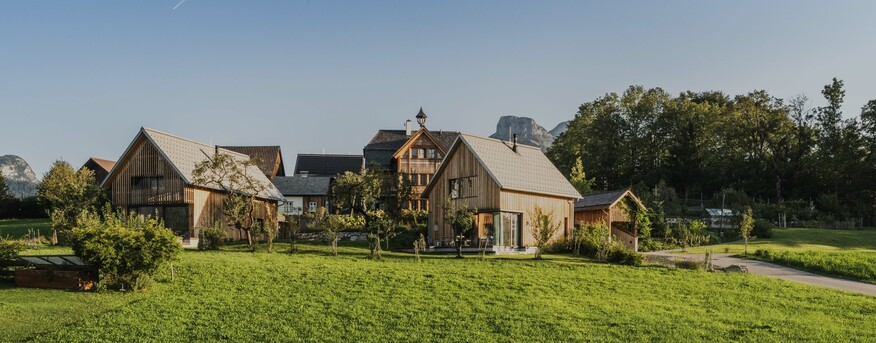 Schmiedgut bad aussee landgut im morgenlicht – Das Schmiedgut, Schmiedgut Bad Aussee