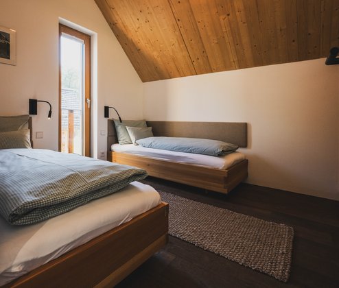 Schmiedgut waldundwiese schlafzimmer 2 einzelbetten – Wald & Wiese, Schmiedgut Bad Aussee