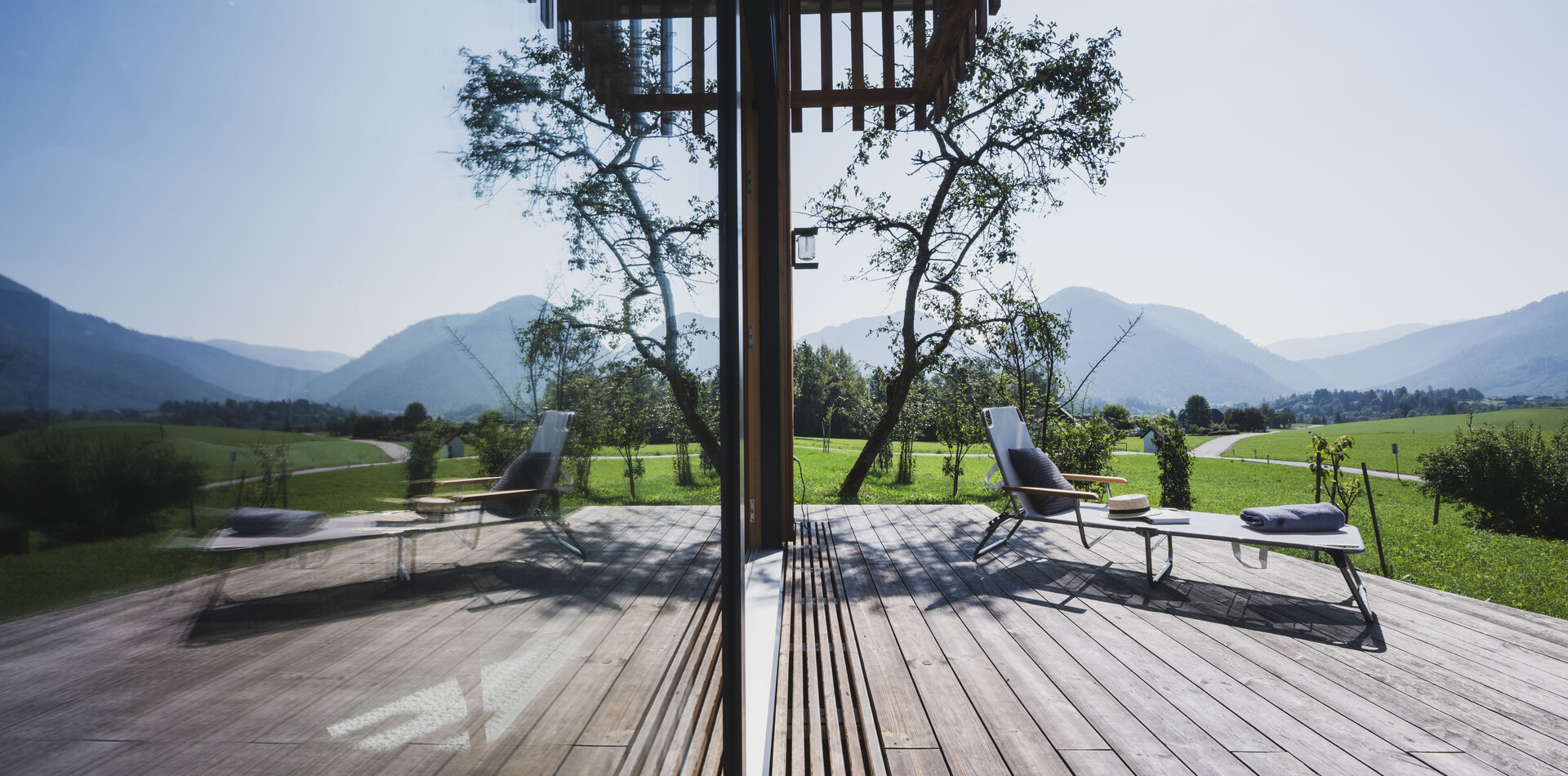 Schmiedgut zirbenwipfel panorama glasfront mit gartenterrasse – Häuser, Schmiedgut Bad Aussee