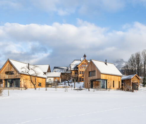 Schmiedgut bad aussee ensemble wintersonne – Geschichten vom Schmiedgut, Schmiedgut Bad Aussee