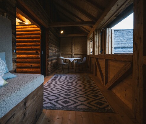 Schmiedgut narzissenbett loft chalet romantik offene lodgia suedseitig – Narzissenbett, Schmiedgut Bad Aussee