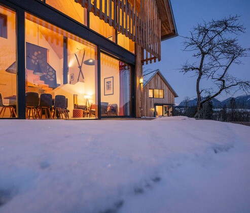 Schmiedgut design chalet zirbenwipfel winterabend – Geschichten vom Schmiedgut, Schmiedgut Bad Aussee